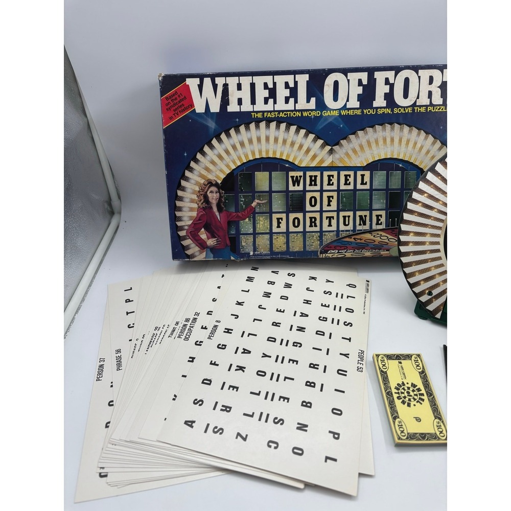2nd Edition WHEEL OF FORTUNE 1985 Board Game - Pressman - Complete - Picture 3 of 7